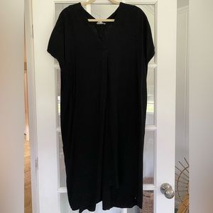 Before You black midi high low dress size: small (oversized) gently worn